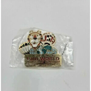 Vintage 1995 12th World Hot-Air Balloon Championship Battle Creek MI Pin NIP